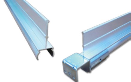 Aluminiowa prowadnica do toru rolkowego PA-405E - 1