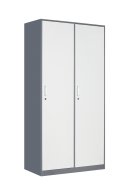 Szafka BHP pracownicza ciemnoszara/biała HDG-S-02 - 1