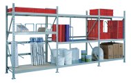 Regał półkowy standardowy z szerokim rozstawem ram MINI-RACK typ 51296 - 1