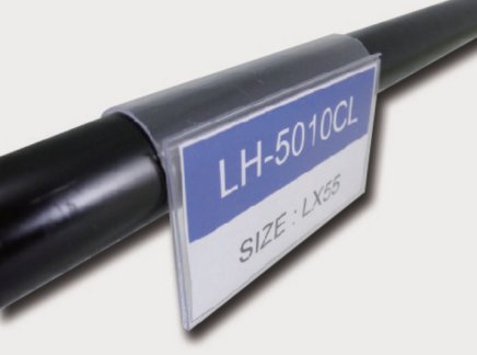 Uchwyt na etykiety LH-5010CL, 100 x 55 mm - 1