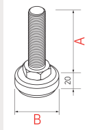 Stopka gwintowana typu AD-3012IRM - 2