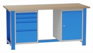 Stół warsztatowy z kontenerkami SD41721