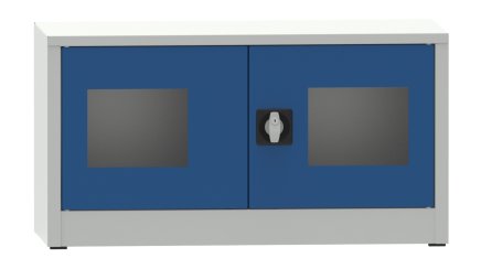 Szafka na dokumenty z drzwiami przeszklonymi plexi C3961 - 2
