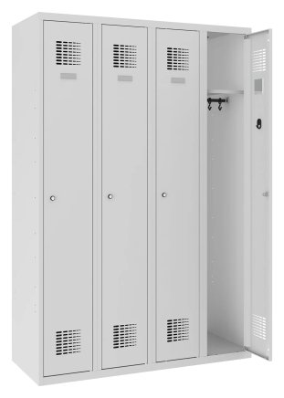Szafka pracownicza BHP metalowa Sum 340 W, szerokość 1200 mm - 4