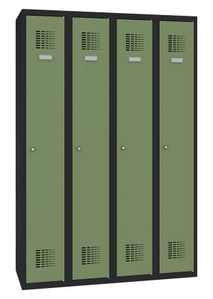 Szafka pracownicza BHP metalowa Sum 340 W, szerokość 1200 mm - 5