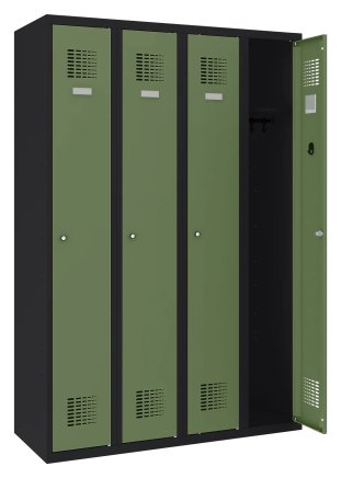 Szafka pracownicza BHP metalowa Sum 340 W, szerokość 1200 mm - 6