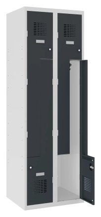Szafka BHP pracownicza metalowa Sul 32 W, szerokość 600 mm - 2