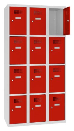 Szafka BHP pracownicza metalowa Sus 334 szer. 900 mm - 5