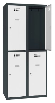 Szafka pracownicza BHP metalowa Sus 422 W szerokość 800 mm - 6