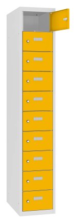 Szafki osobiste z 10 przegródkami MSus 3110 hl. 500 mm - 3