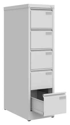 Szafka kartotekowa pięcioszufladowa na dokumenty w formacie B5 Szk 318/1/5 Sis - 3