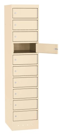 Szafka na laptopy SZNL 4110 - 10 przegródek z instalacją elektryczną - 6