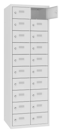 Szafki osobiste z 20 przegródkami MSus 3210 hl. 500 mm - 2