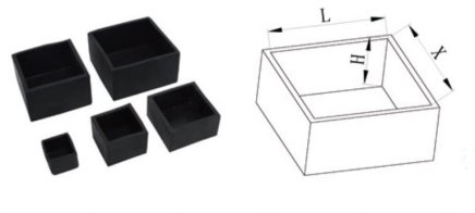 Plastikowa osłona profilu KFC-4040 - 1
