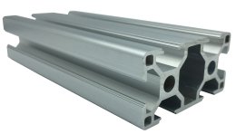 Profil aluminiowy 30x60, KA-3060  1 m + cięcie na wymiar