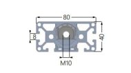 Siłownik SMS-I-40x80 400 mm - 2