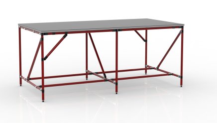 Stół warsztatowy z systemu rur 22042004 - 2