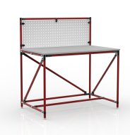 Stół warsztatowy z systemu rurowego z tablicą perforowaną 240408312 (różne warianty) - 2