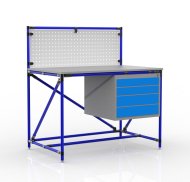 Stół warsztatowy z systemu rurowego z tablicą perforowaną 240408316 (różne warianty) - 3