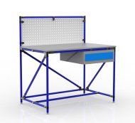 Stół warsztatowy z systemu rurowego z tablicą perforowaną 240408313 (różne warianty) - 3