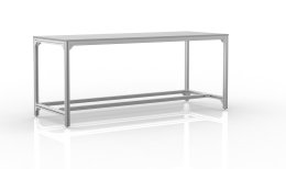 Stół warsztatowy z profili aluminiowych (różne wersje)