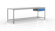 Stół warsztatowy z profili aluminiowych (różne warianty)