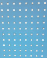 Niebieski panel perforowany