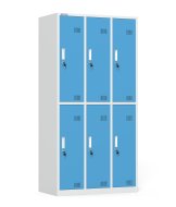 Szafka BHP pracownicza szara/niebieska HDG-06-7047_5015