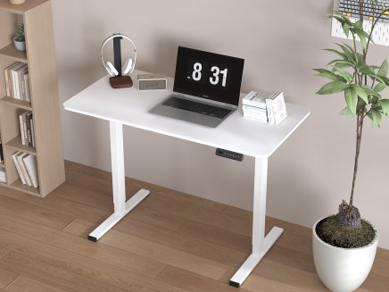 Białe biurko elektryczne z regulacją wysokości FQ2-WW - 6