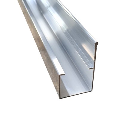 Aluminiowa prowadnica do toru rolkowego 40 mm - 1