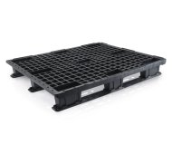 Lekka paleta z tworzywa sztucznego z płozami wys. 145 x szer. 1000 x gł. 1200 mm