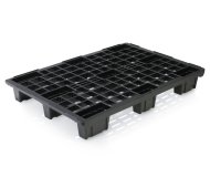 Plastikowa paleta lekka, możliwość układania w stosy, wys. 130 x szer. 800 x gł
