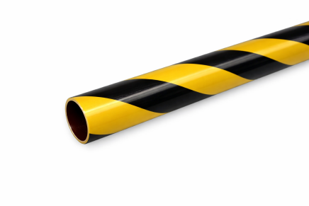 Stalowa rura ochronna czarno żółta LP-100_SAFETY - 1