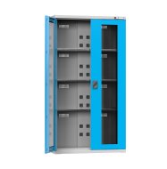 Warsztatowa szafa ładująca ze szklanymi drzwiami NSK2S