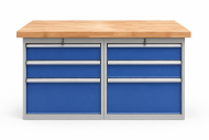 Stół warsztatowy z kontenerkami RS15_33 - 2