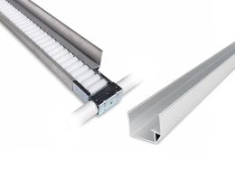 Aluminiowa prowadnica do toru rolkowego 60 mm PA-615B
