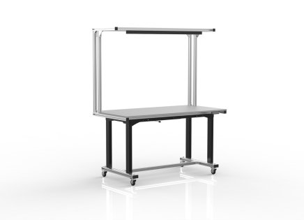 Elektrycznie regulowany stół z profili aluminiowych - 1