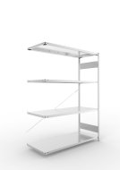 Regał dostawny 323412 Clip S3 ocynk, głębokość 600 mm