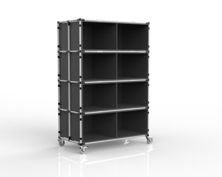 Wózek z 8 przegrodami z PP board - 1