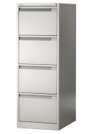 Metalowa szafka na dokumenty A4 z 4 szufladami - Bisley BS4E/A4