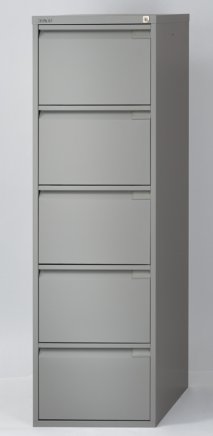 Szafka na dokumenty pięcioszufladowa Bisley BS5E/A4+FLS - komplet z przegródkami - 9
