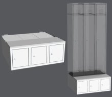 Kontener do szafy LBX 33A - 900 mm