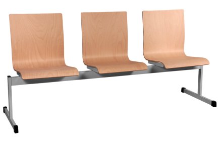 Ławka trzyosobowa ADA 3D - 1