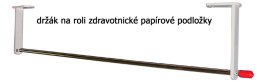 Uchwyt na rolkę podkładu papierowego higienicznego