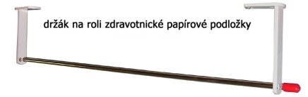 Uchwyt na rolkę podkładu papierowego higienicznego - 1