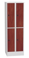 Szafka BHP pracownicza z drzwiami laminowanymi typu SHS 32AL - 1
