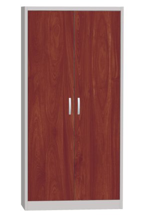 Metalowa szafa na dokumenty z drzwiami laminowanymi typu SPS 01AL - 1