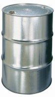 Beczka metalowa 200L z korkami 0455