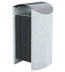 Kosz betonowy z daszkiem 60L 1013 - 1