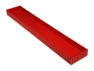 Pudełko plastikowe typ 2114 (35 x 102 x 602 mm) - 1